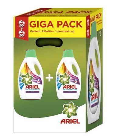 Ariel box 2x50 dávek / 5,5l Color | Prací prostředky - Prací gely, tablety a mýdla Ariel box 2x50 dávek / 5,5l Color | Prací prostředky - Prací gely, tablety a mýdla